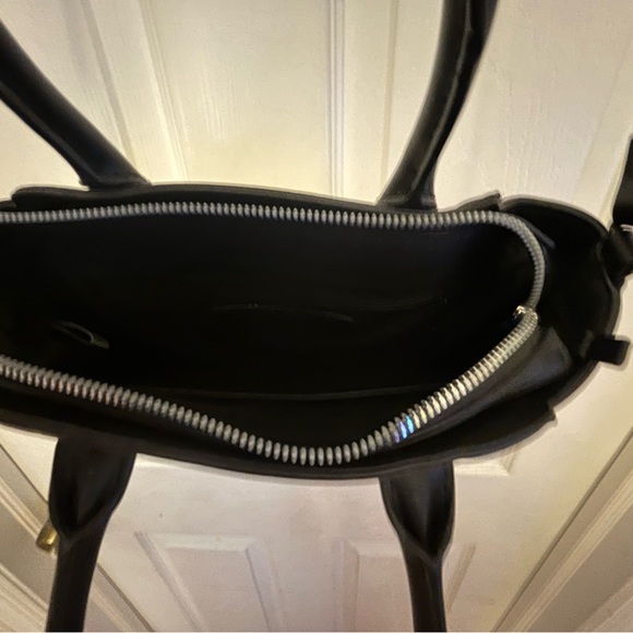 Nine West Black, Cream, and Tan Satchel Crossbody - Picture 3 of 8